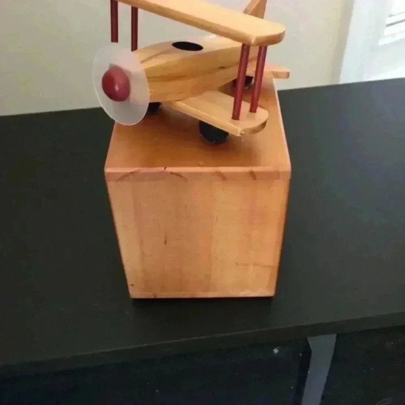 Malden Wooden Photo Cube Kids Loft Airplane Design - Picture 5 of 10